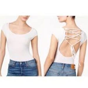 Free People All About the Back Bodysuit